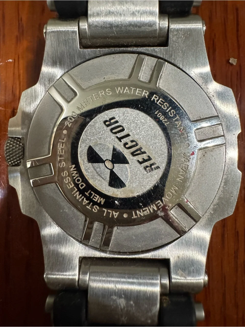 Reactor “Meltdown” Model 72801 Stainless Steel Dive Watch 200 M